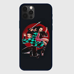 Чехол для iPhone 12 Pro KIMETSU NO YAIBA, цвет: 3D-черный