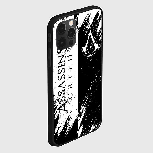 Чехол iPhone 12 Pro ASSASSIN'S CREED / 3D-Черный – фото 2