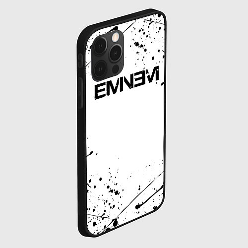 Чехол iPhone 12 Pro EMINEM / 3D-Черный – фото 2