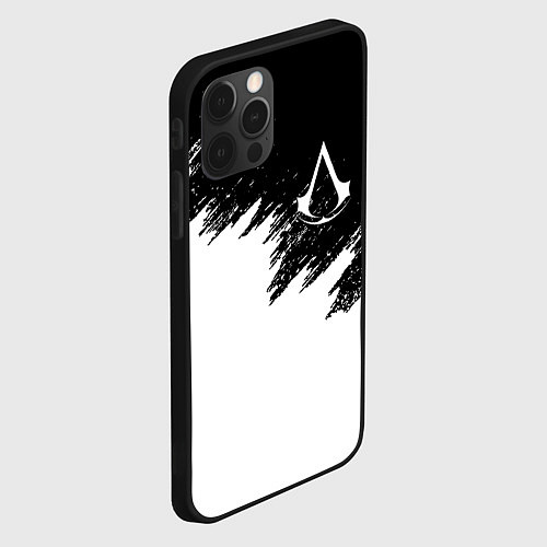 Чехол iPhone 12 Pro ASSASSINS CREED / 3D-Черный – фото 2