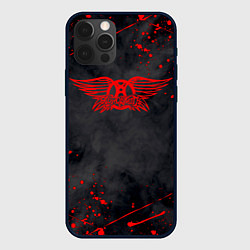 Чехол для iPhone 12 Pro AEROSMITH, цвет: 3D-черный