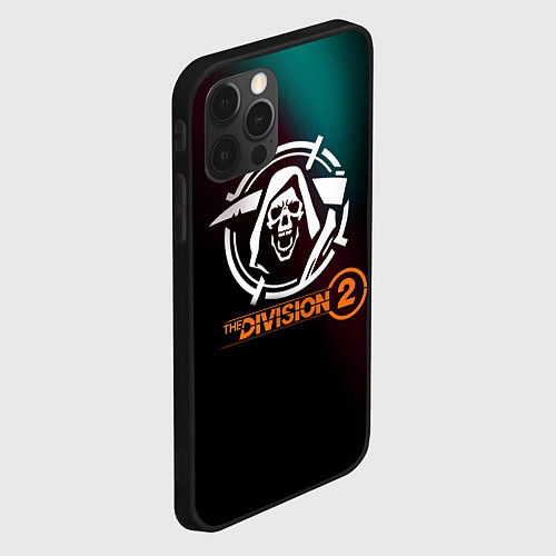 Чехол iPhone 12 Pro The Division 2 Logo / 3D-Черный – фото 2