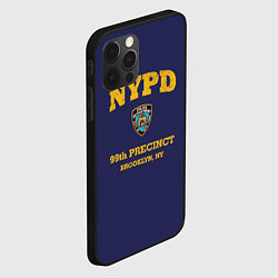 Чехол для iPhone 12 Pro Бруклин 9-9 департамент NYPD, цвет: 3D-черный — фото 2