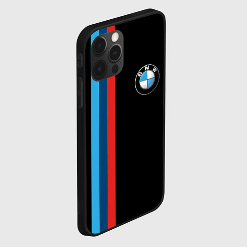Чехол iPhone 12 Pro BMW / 3D-Черный – фото 2
