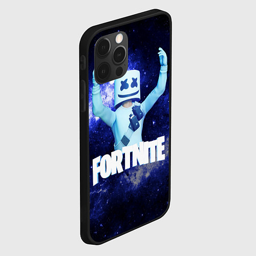 Чехол iPhone 12 Pro Marshmello / 3D-Черный – фото 2