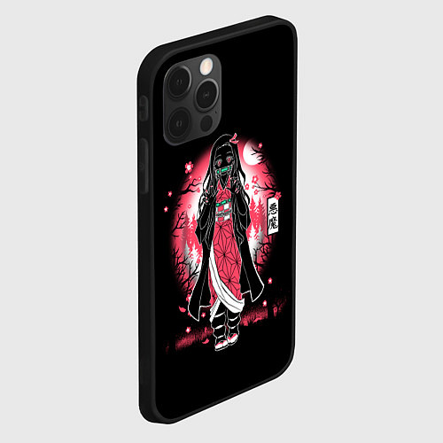 Чехол iPhone 12 Pro KIMETSU NO YAIBA / 3D-Черный – фото 2