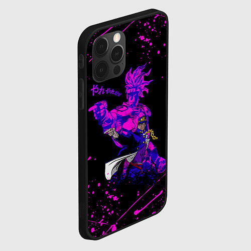 Чехол iPhone 12 Pro JOJOS BIZARRE ADVENTURE / 3D-Черный – фото 2