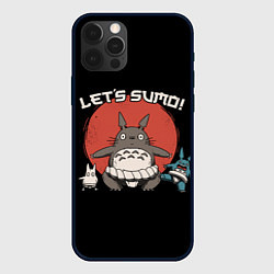 Чехол для iPhone 12 Pro TOTORO, цвет: 3D-черный