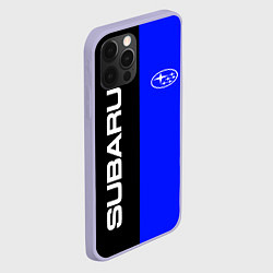 Чехол для iPhone 12 Pro SUBARU, цвет: 3D-светло-сиреневый — фото 2