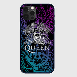 Чехол для iPhone 12 Pro QUEEN, цвет: 3D-черный