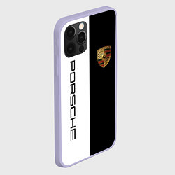 Чехол для iPhone 12 Pro PORSCHE, цвет: 3D-светло-сиреневый — фото 2