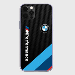 Чехол для iPhone 12 Pro BMW M PERFORMANCE, цвет: 3D-светло-сиреневый