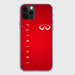 Чехол для iPhone 12 Pro Infinity, цвет: 3D-светло-сиреневый