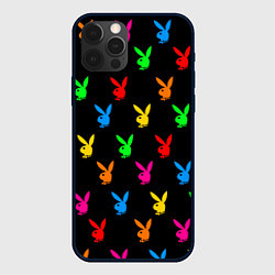 Чехол для iPhone 12 Pro PLAYBOY, цвет: 3D-черный