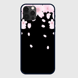Чехол для iPhone 12 Pro САКУРА, цвет: 3D-черный