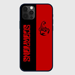 Чехол для iPhone 12 Pro SCORPIONS, цвет: 3D-черный