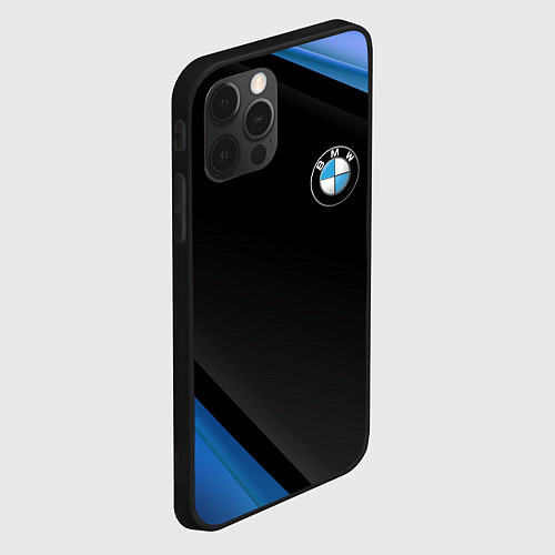 Чехол iPhone 12 Pro BMW / 3D-Черный – фото 2