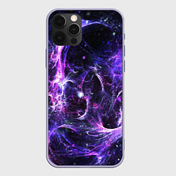 Чехол для iPhone 12 Pro SPACE, цвет: 3D-светло-сиреневый