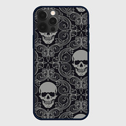 Чехол для iPhone 12 Pro Весёлый Роджер, цвет: 3D-черный