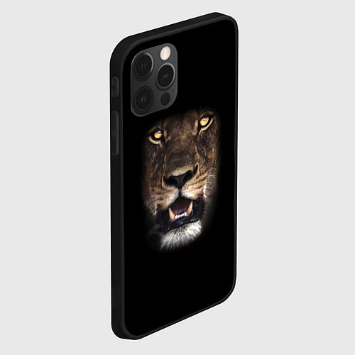 Чехол iPhone 12 Pro Fangs / 3D-Черный – фото 2
