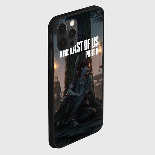 Чехол iPhone 12 Pro The Last of Us part 2 / 3D-Черный – фото 2