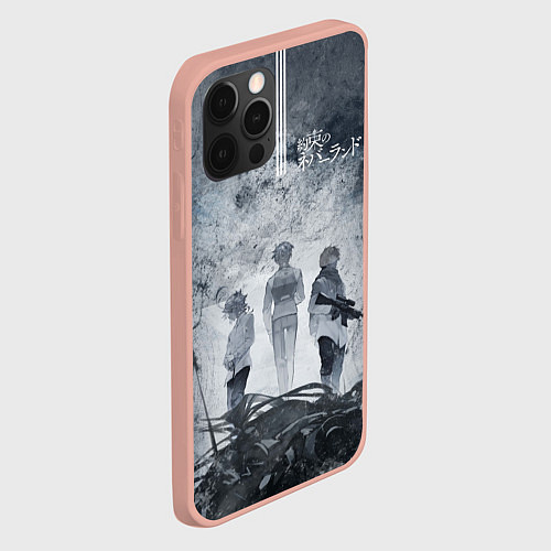 Чехол iPhone 12 Pro The Promised Neverland / 3D-Светло-розовый – фото 2