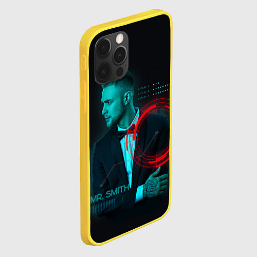 Чехол iPhone 12 Pro Егор Крид Mr Smith / 3D-Желтый – фото 2
