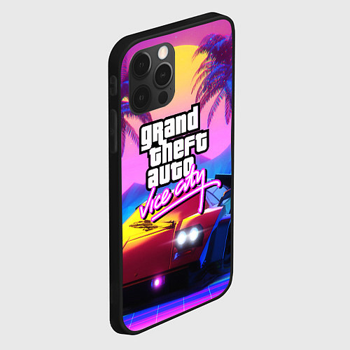 Чехол iPhone 12 Pro GTA 2020 / 3D-Черный – фото 2