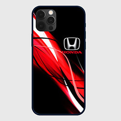 Чехол для iPhone 12 Pro HONDA, цвет: 3D-черный