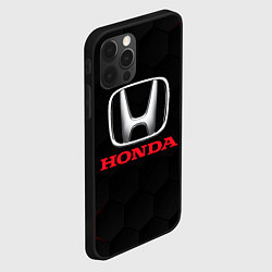 Чехол для iPhone 12 Pro HONDA, цвет: 3D-черный — фото 2