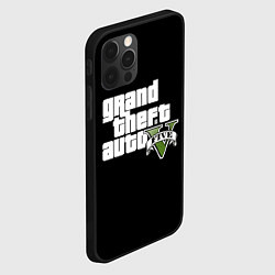 Чехол для iPhone 12 Pro GTA 5, цвет: 3D-черный — фото 2