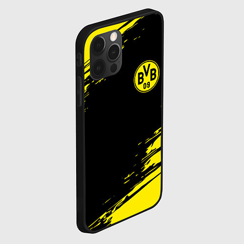 Чехол iPhone 12 Pro BORUSSIA / 3D-Черный – фото 2