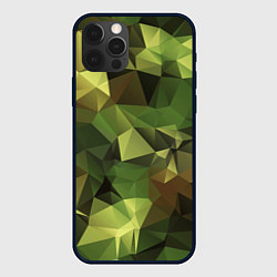 Чехол для iPhone 12 Pro МИЛИТАРИ, цвет: 3D-черный