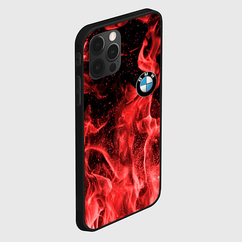 Чехол iPhone 12 Pro BMW / 3D-Черный – фото 2