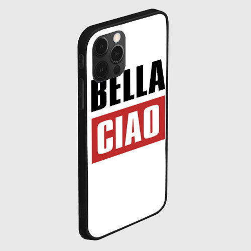 Чехол iPhone 12 Pro Bella Ciao / 3D-Черный – фото 2