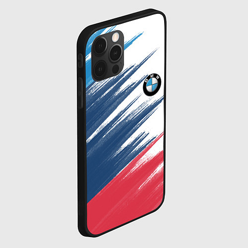 Чехол iPhone 12 Pro BMW / 3D-Черный – фото 2