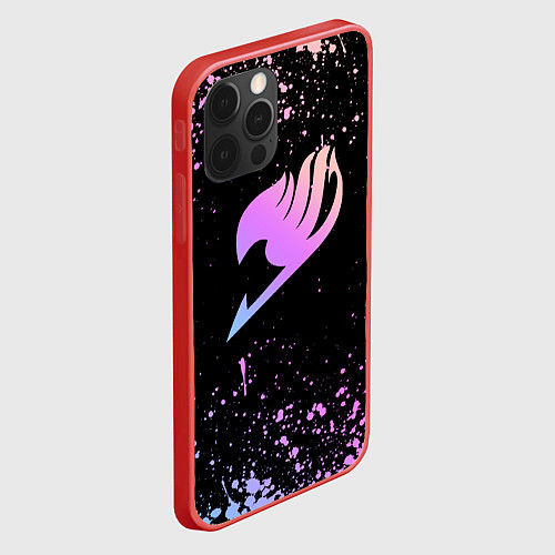 Чехол iPhone 12 Pro Fairy Tail / 3D-Красный – фото 2