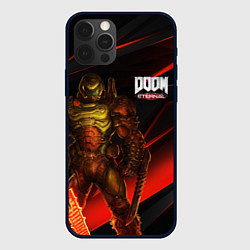 Чехол для iPhone 12 Pro DOOM ETERNAL, цвет: 3D-черный