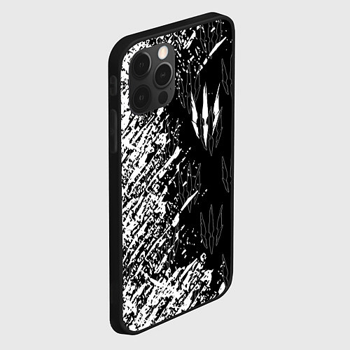 Чехол iPhone 12 Pro The Witcher / 3D-Черный – фото 2