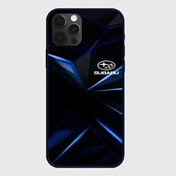 Чехол для iPhone 12 Pro SUBARU, цвет: 3D-черный