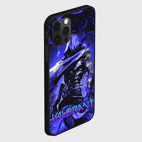 Чехол iPhone 12 Pro VALORANT OMEN / 3D-Черный – фото 2