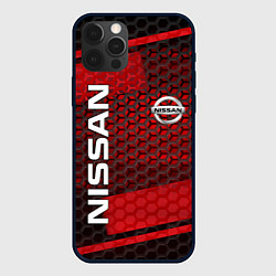 Чехол для iPhone 12 Pro NISSAN, цвет: 3D-черный