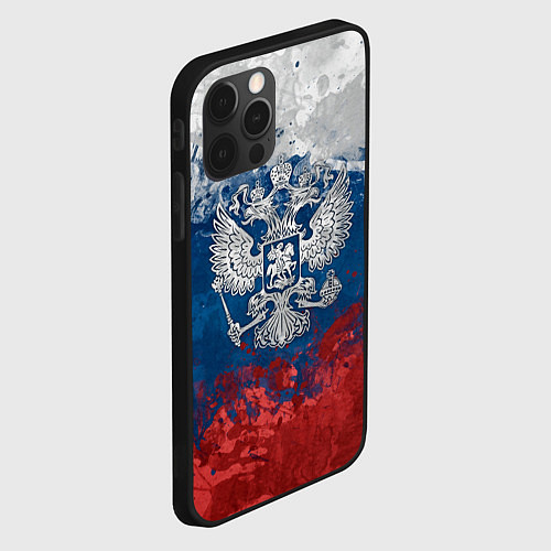 Чехол iPhone 12 Pro Россия / 3D-Черный – фото 2