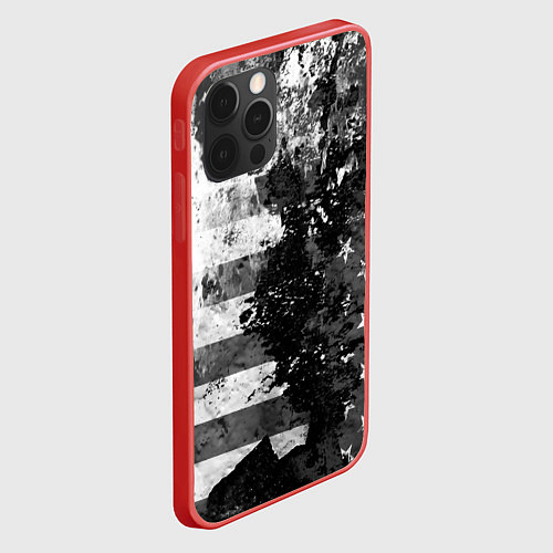 Чехол iPhone 12 Pro США / 3D-Красный – фото 2