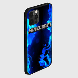 Чехол для iPhone 12 Pro MINECRAFT, цвет: 3D-черный — фото 2