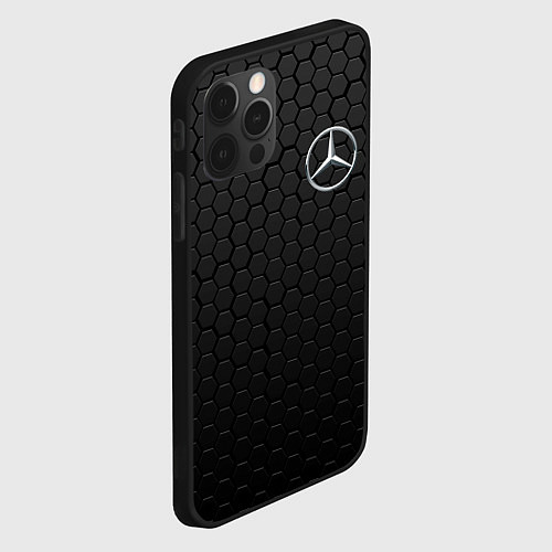 Чехол iPhone 12 Pro MERCEDES-BENZ AMG / 3D-Черный – фото 2