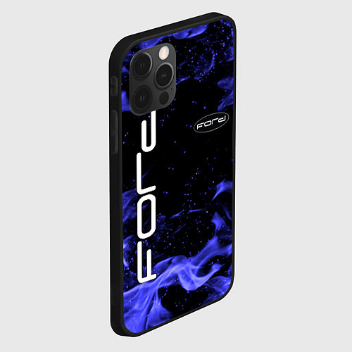 Чехол iPhone 12 Pro FORD / 3D-Черный – фото 2