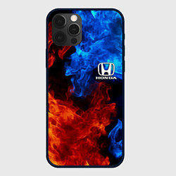 Чехол для iPhone 12 Pro HONDA, цвет: 3D-черный