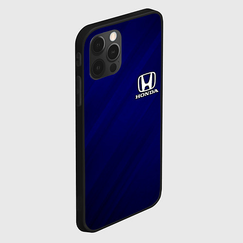 Чехол iPhone 12 Pro HONDA / 3D-Черный – фото 2