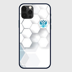 Чехол для iPhone 12 Pro Россия, цвет: 3D-черный